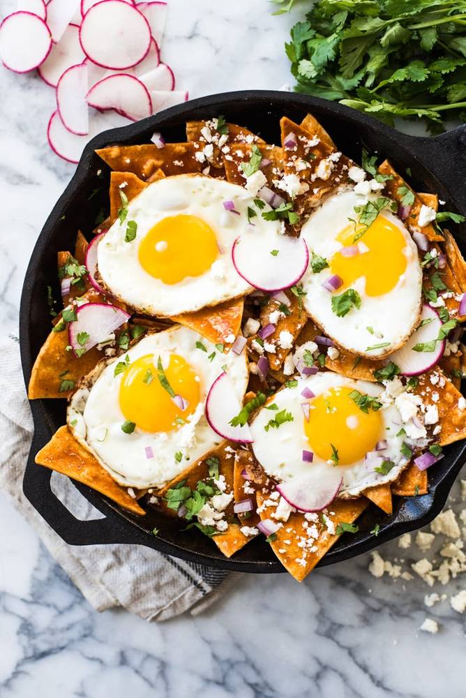Easy Red Chilaquiles