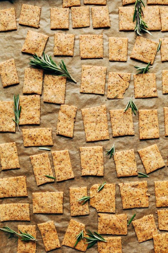 1-Bowl Vegan Gluten Free Crackers