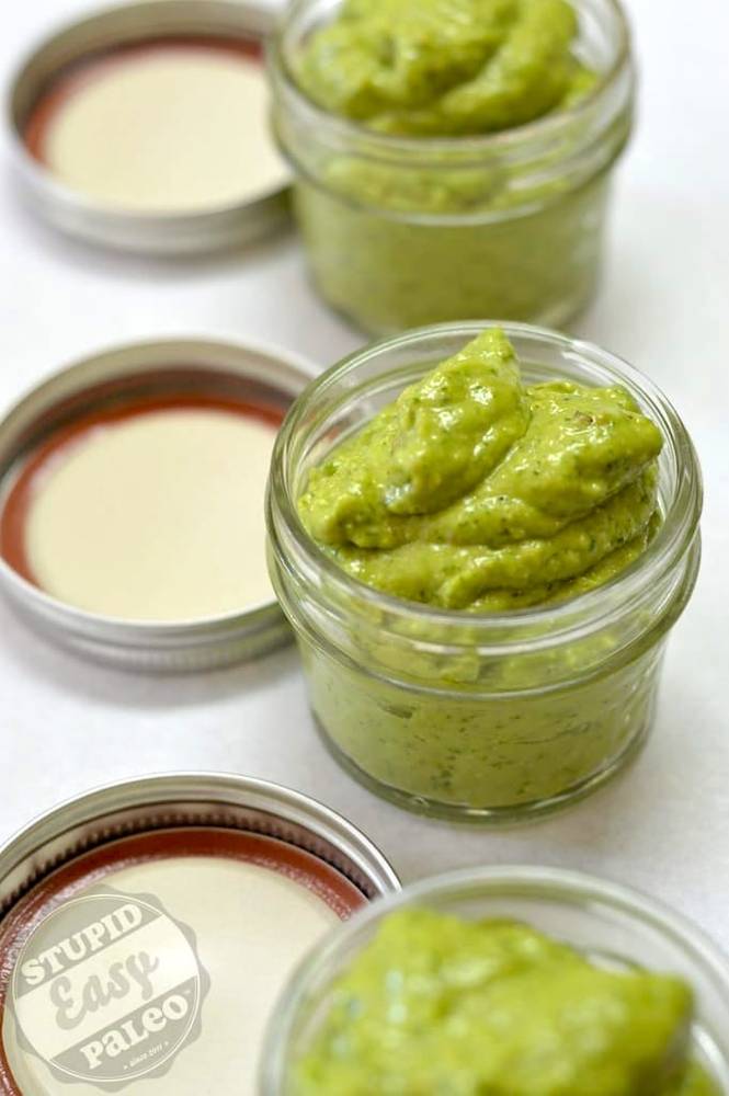 Creamy Paleo Avocado Pesto (Dairy-Free)