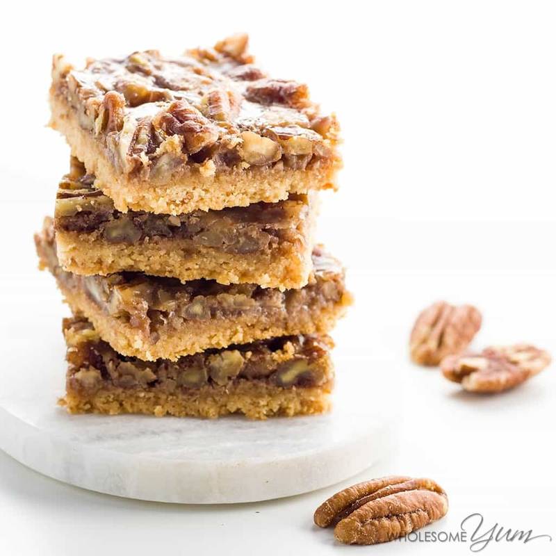 Paleo Pecan Pie Bars (Low Carb, Gluten-free)
