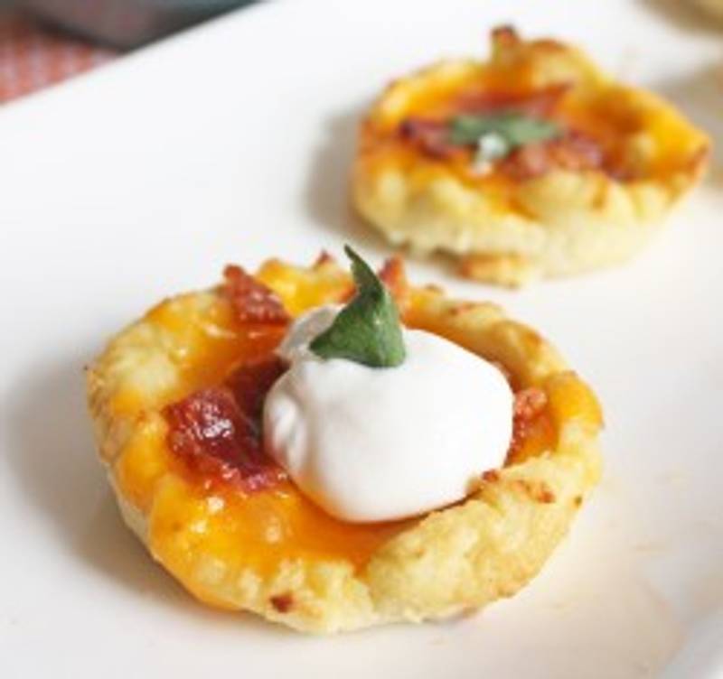 Loaded "Faux-tato" Skins (Low Carb and Gluten Free)