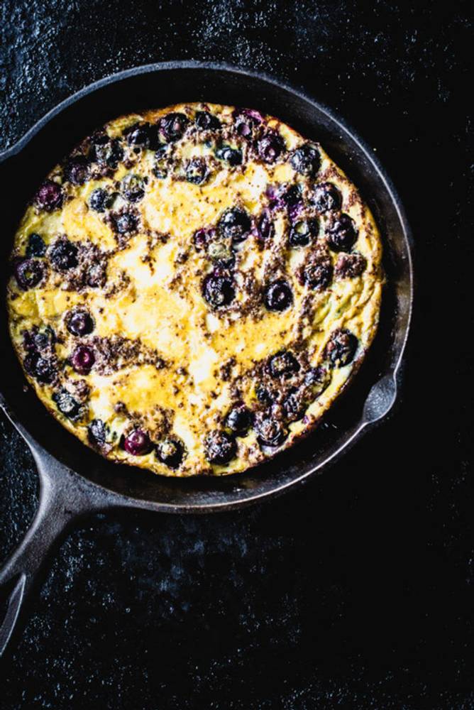 Sweet and Savory Blueberry Omelet Recipe