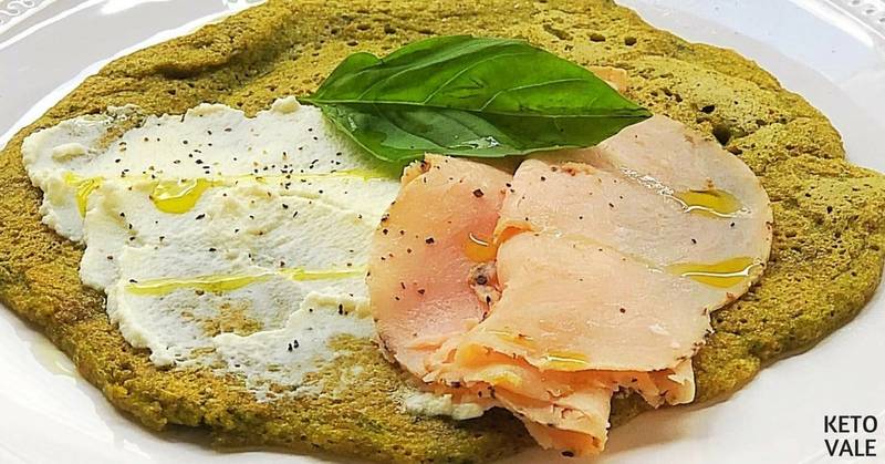 Basil Savory Keto Pancakes