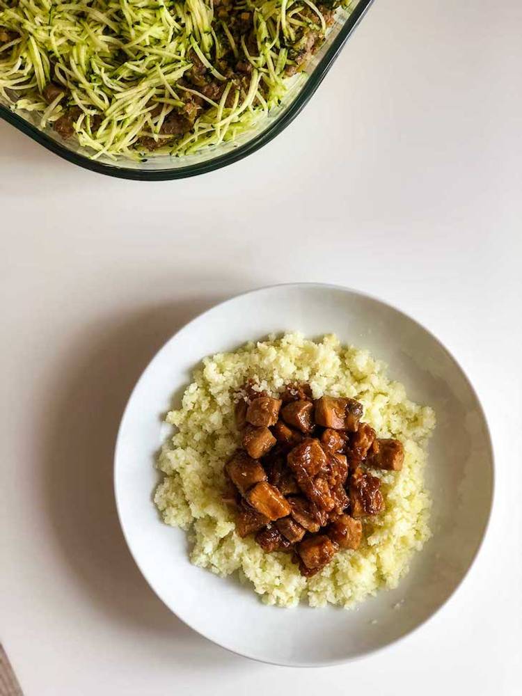 Keto Easy Chicken Adobo Recipe with Cauliflower Rice