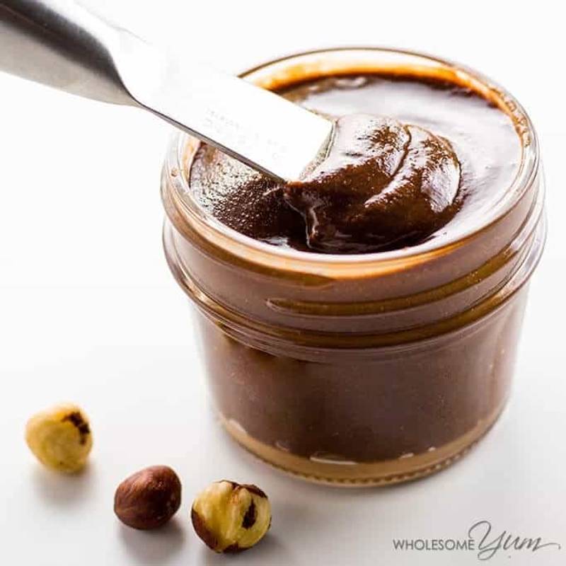 5-Ingredient Sugar-free Nutella Spread (Low Carb, Paleo)