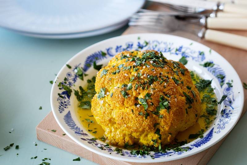 Marinated cauliflower