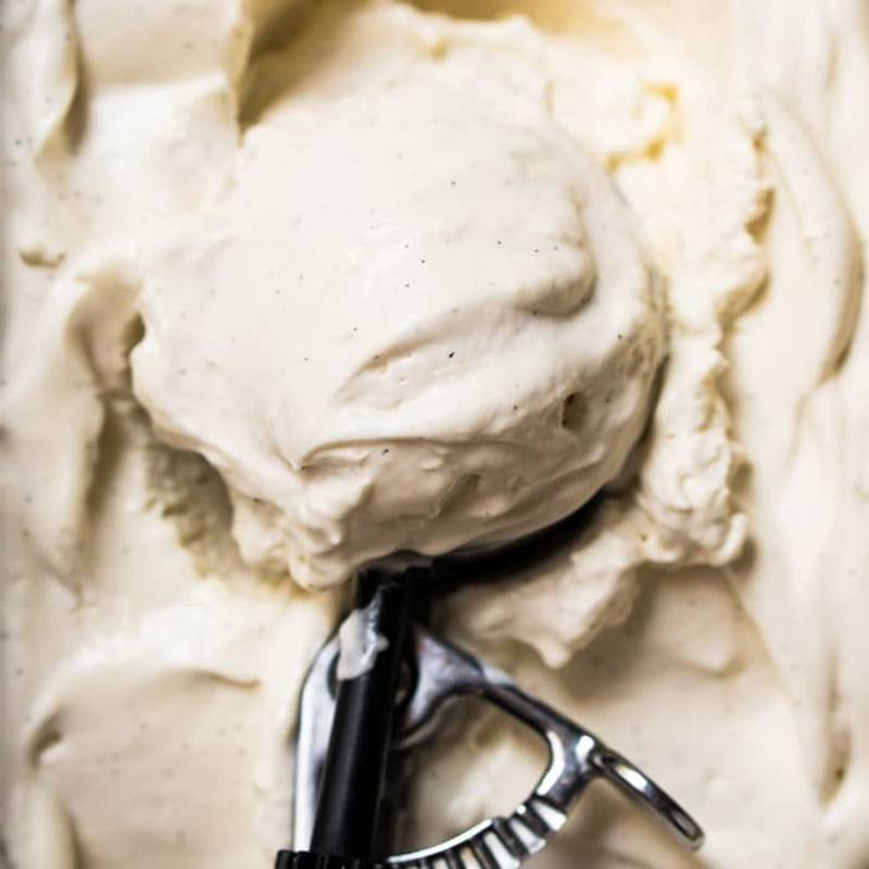 No Churn Paleo, Low Carb & Keto Vanilla Ice Cream