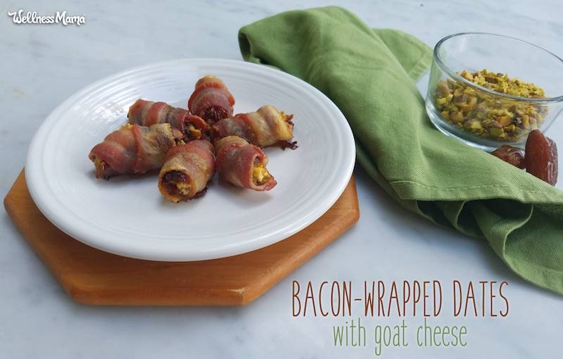 Bacon Wrapped Dates with Goat Cheese Recipe