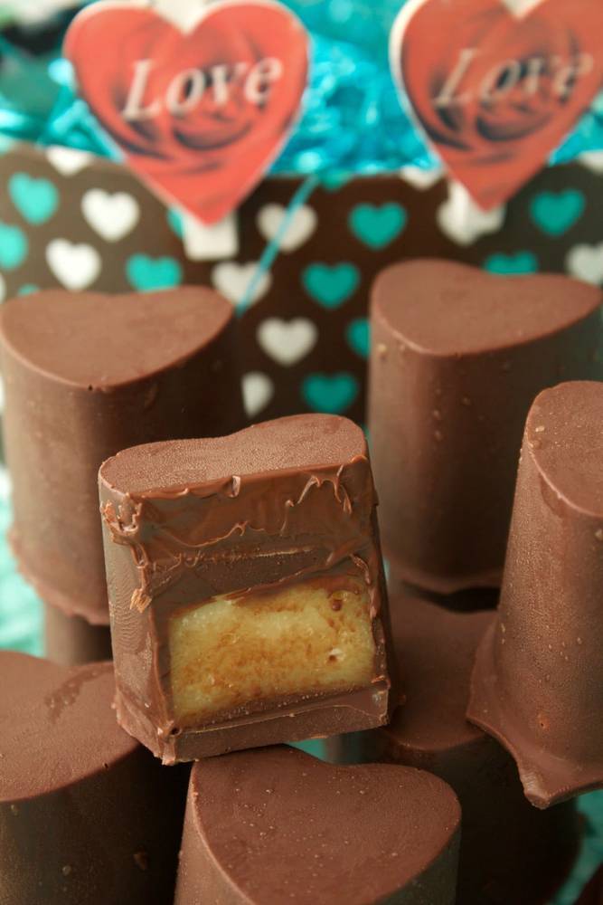 Caramel Fudge Vegan Chocolates