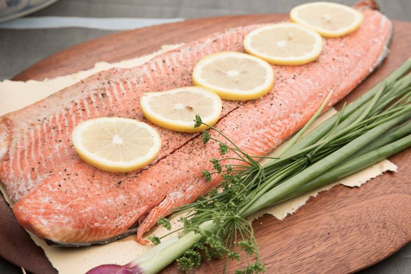 Easy Oven-Baked Salmon With Herbs