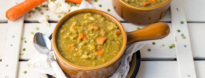 Split Pea & Cauliflower Soup