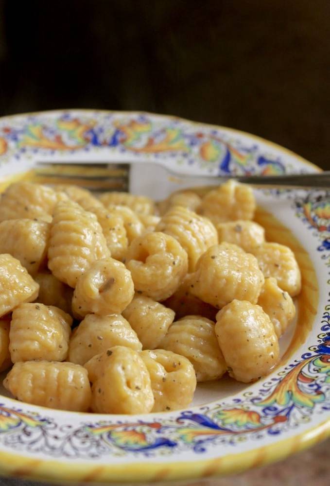 Pumpkin Gnocchi with Butter Sage Sauce