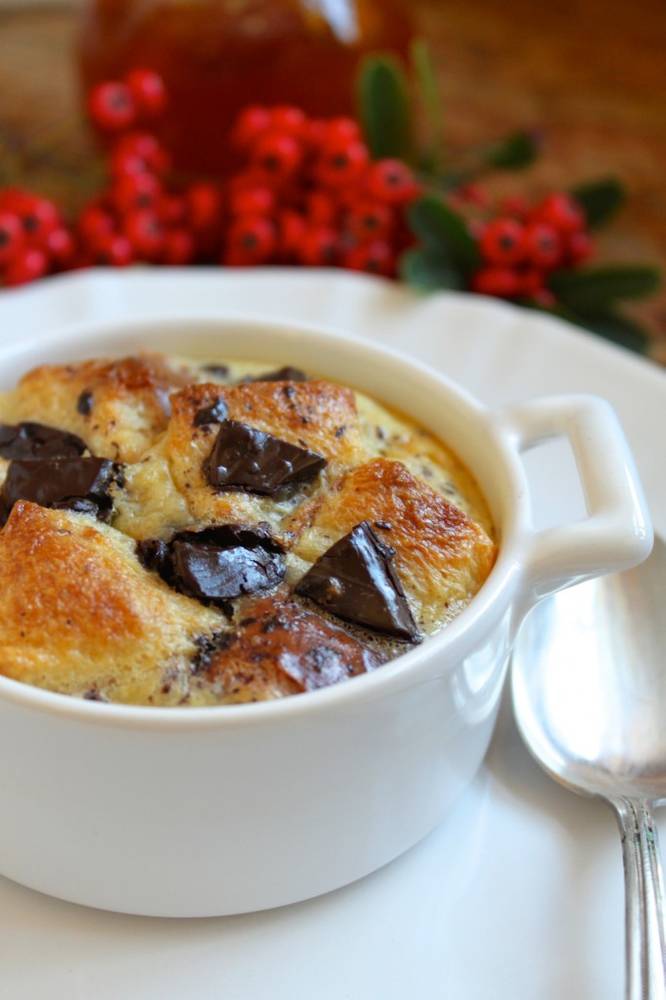 Orange and Dark Chocolate Bread Puddings (Like Hot, Fluffy Jaffa Cakes!)