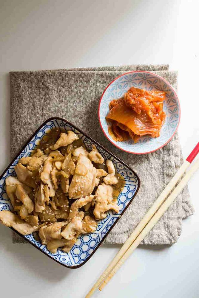 Keto Chicken Bulgogi Recipe with Sesame Garnish