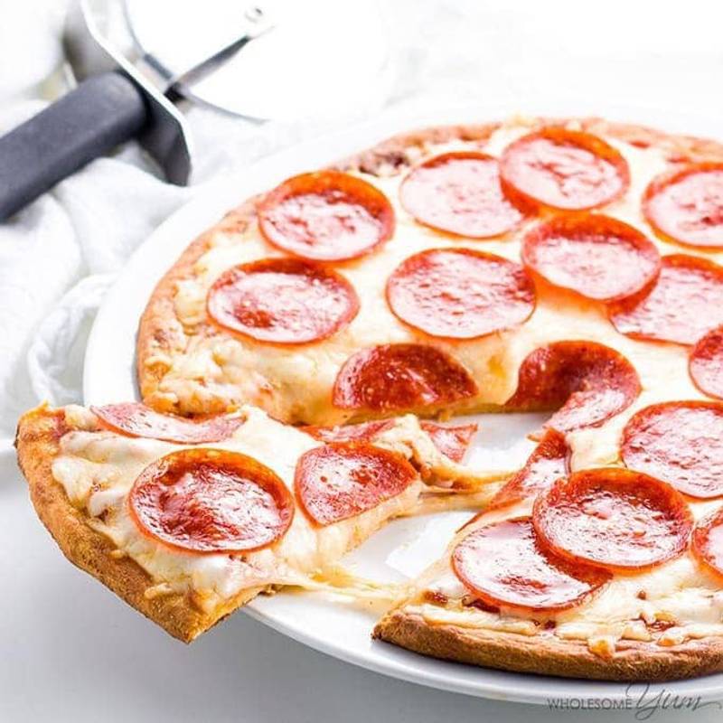 Fathead Pizza Crust Recipe (Low Carb Keto Pizza) - 4 Ingredients
