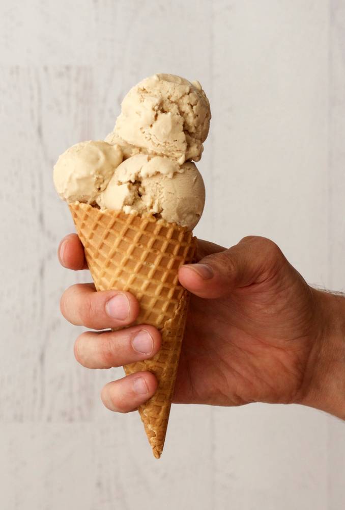Vegan Salted Caramel Ice Cream