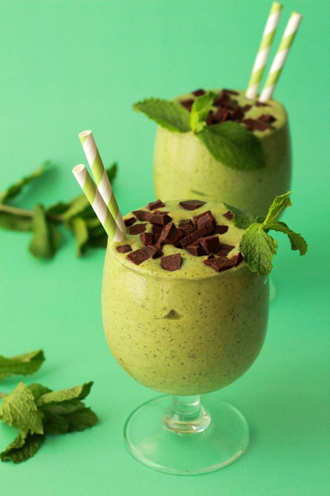 Mint Chocolate Chip Smoothie