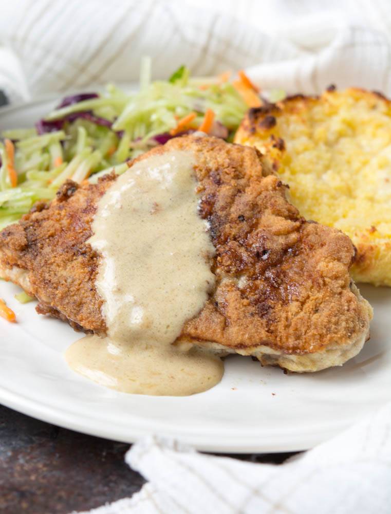 Low Carb Country Fried Steak