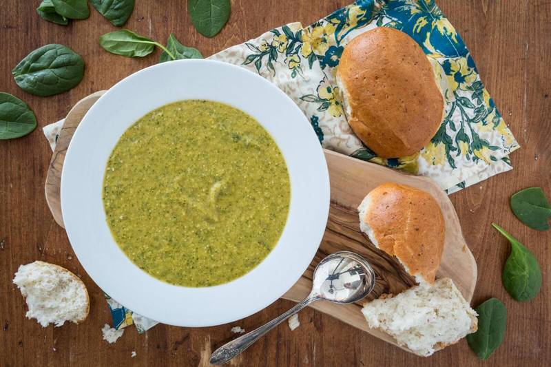 Creamy Vegan Spinach Soup