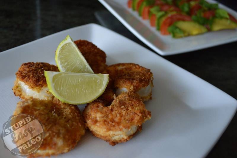 Paleo Coconut Chili Lime Shrimp