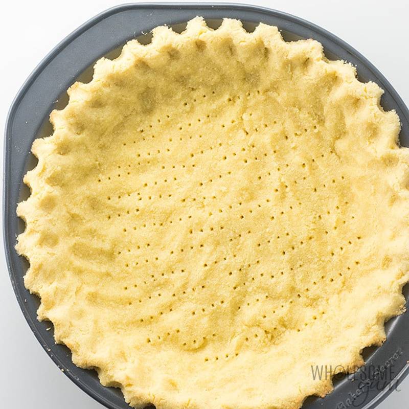 Coconut Flour Pie Crust Recipe - Low Carb & Gluten-Free