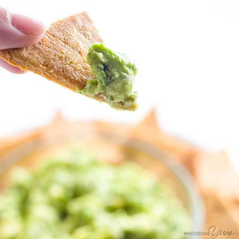 Low Carb Tortilla Chips (Keto, Gluten-free)