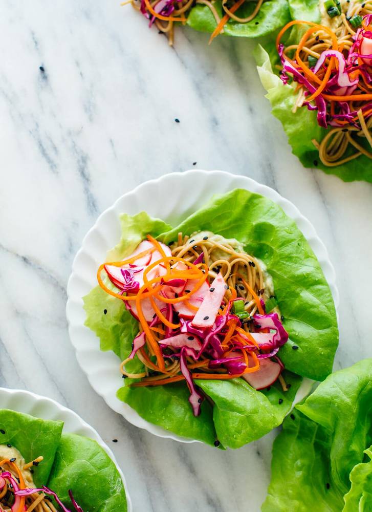 Colorful Veggie Lettuce Wraps