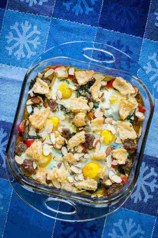 Keto Sausage Egg Bake Recipe