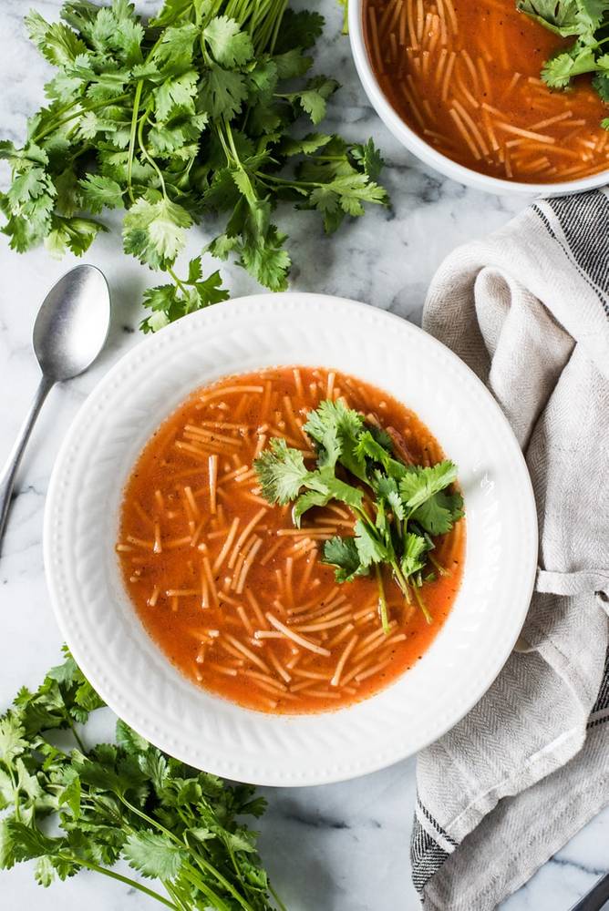 Sopa de Fideo (Mexican Noodle Soup)