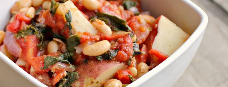 Italian White Bean, Kale and Potato Stew