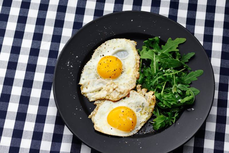 Fried eggs
