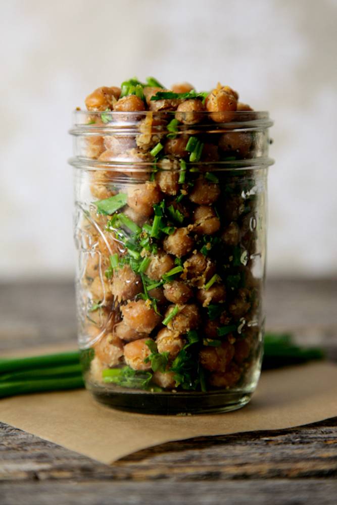 Cool Ranch Roasted Chickpeas (Vegan, Gluten-Free)
