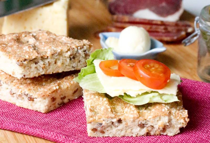 Quick low-carb bread