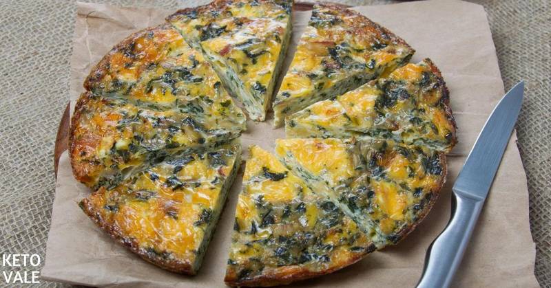 Low Carb Crustless Spinach Quiche
