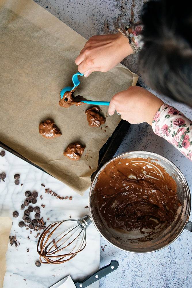 Holiday Cookie Tray: Brownie Cookies With Rum Sugar