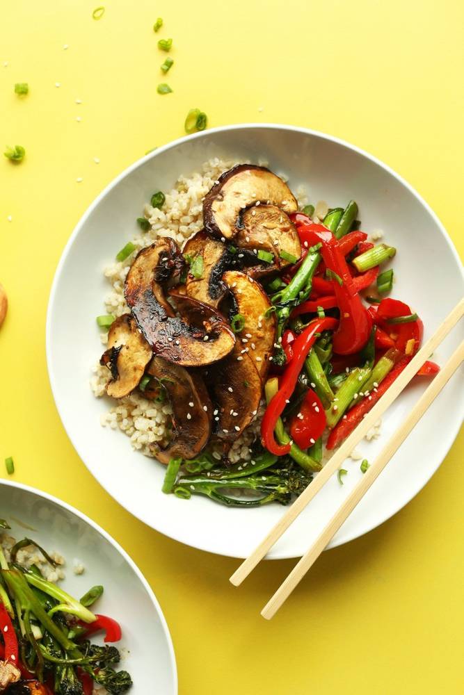 30-minute Portobello Mushroom Stir-Fry