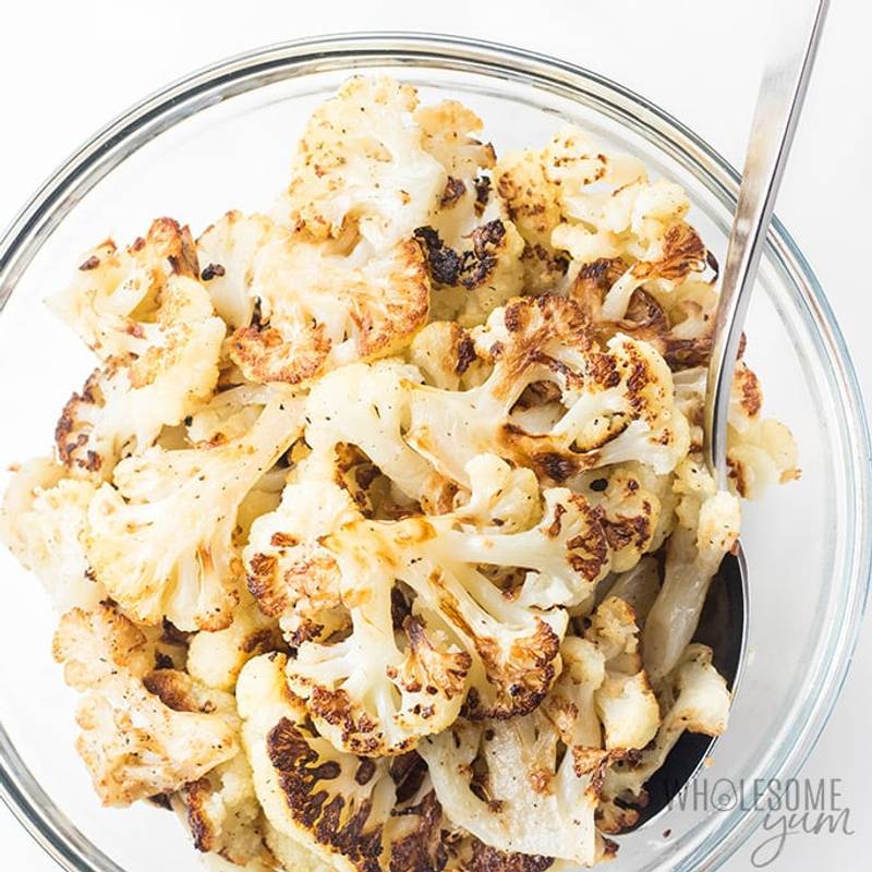 The Best Roasted Garlic Cauliflower Recipe