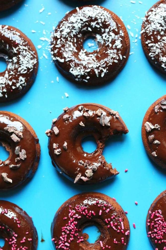 30-Minute Chocolate Donuts (Vegan / GF)