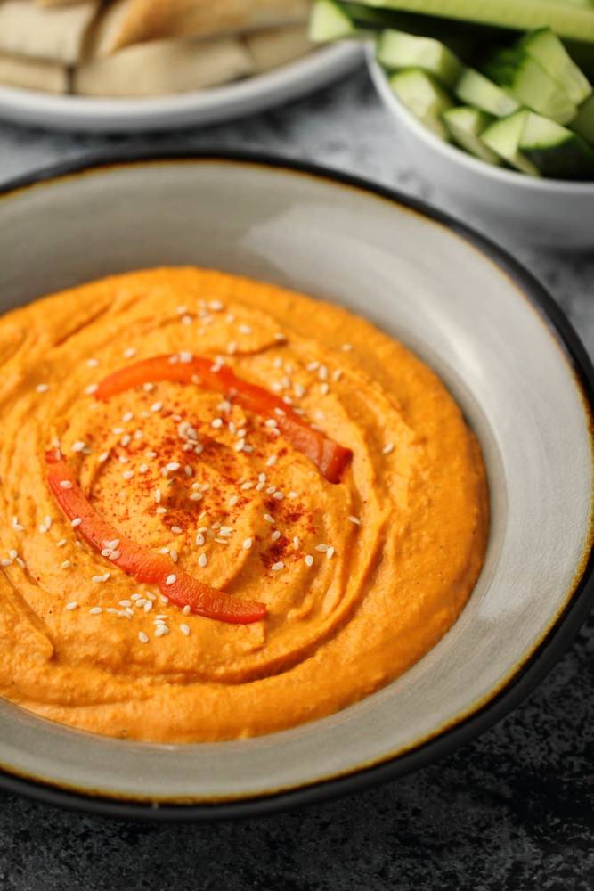 Roasted Red Pepper Hummus