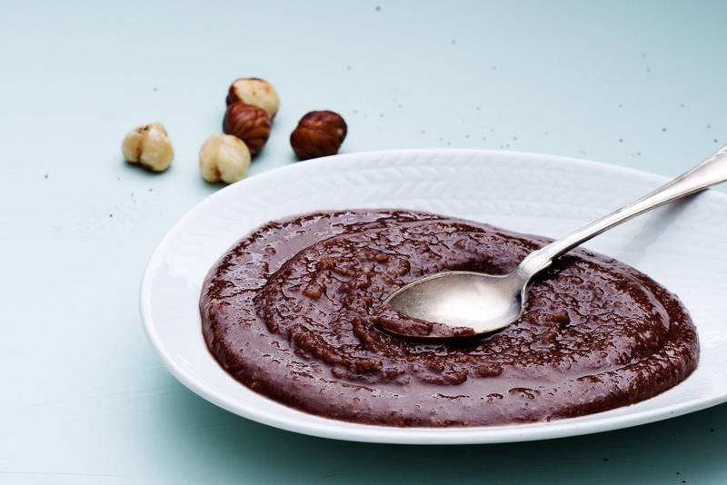 Keto chocolate and hazelnut spread