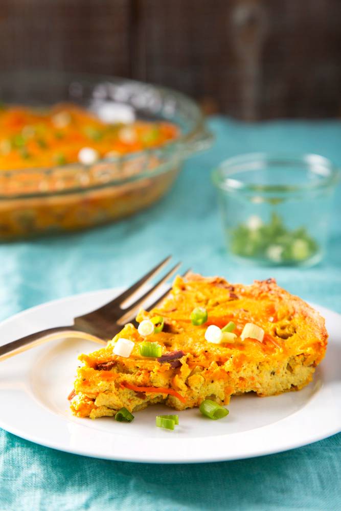 Crustless Vegan Quiche Lorraine