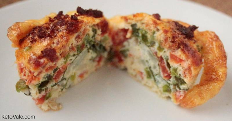 Spinach and Sausage Egg Bites