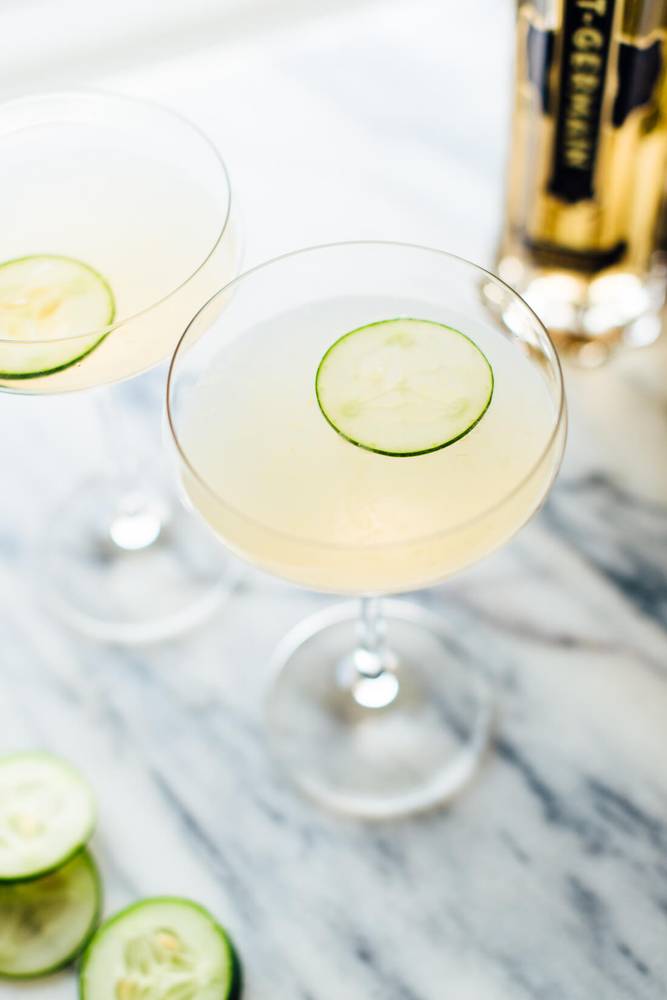 Cucumber Elderflower Gimlet