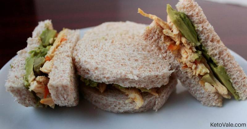 90 Second Almond Bread Chicken Sandwich