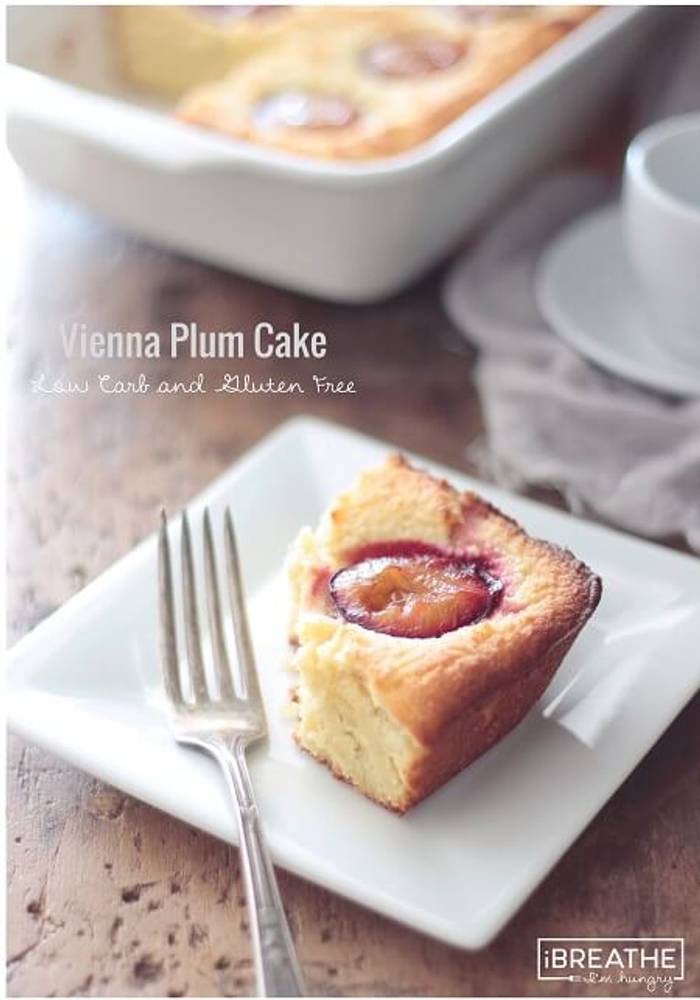 Vienna Plum Cake - Low Carb and Gluten Free
