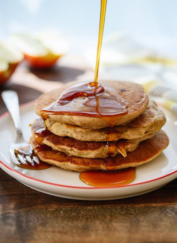 Apple Oatmeal Pancakes