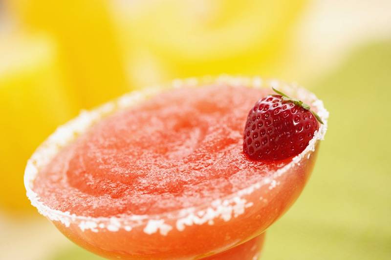 All Natural Strawberry Daiquiri With Honey Recipe