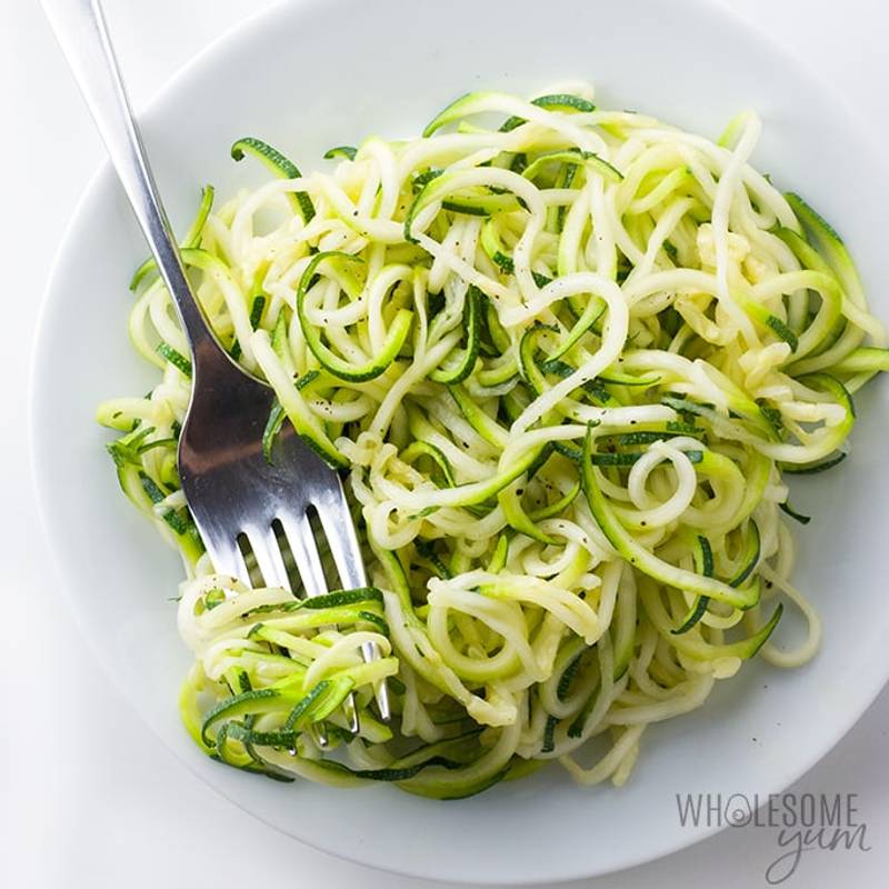 Simple Low Carb Zucchini Noodles Recipe
