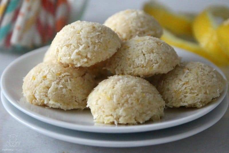 Chewy Lemon Coconut Macaroons