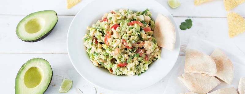 Smashed Chickpea Avocado Dip